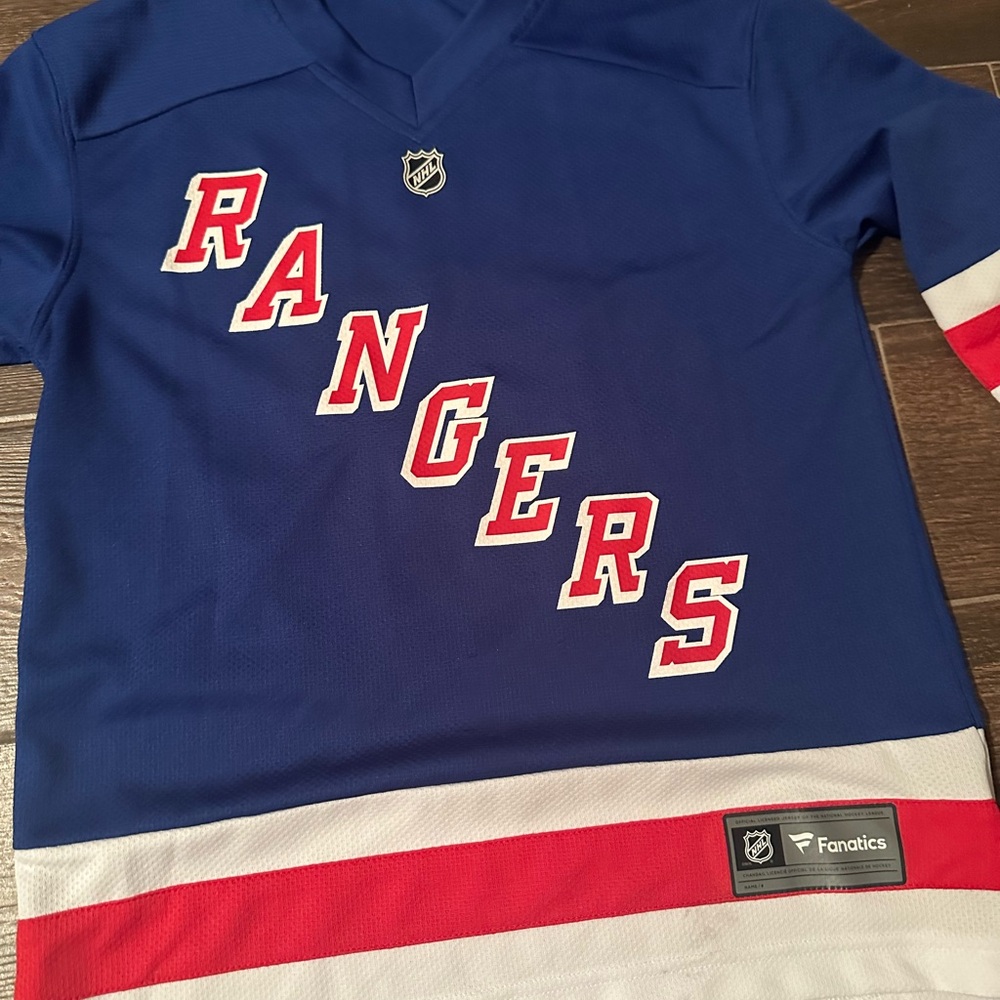 NY Rangers Kids Jersey , Zibanejad #93 - Picture 2 of 4
